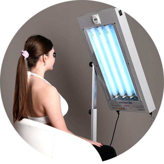 medisun® 250. partial UV-ljusbehandlingutrustning