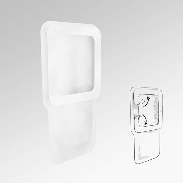 EXIT-POCKET® WP, Dusch/badförband,  stor, rektangulær åbn., hydrocollid klæber