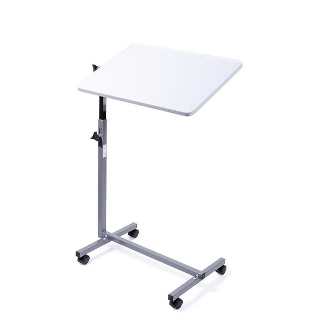 Säng-/läsbord m/plastad bordsskiva 40x67 cm, 70-116 cm (L/B/H)
